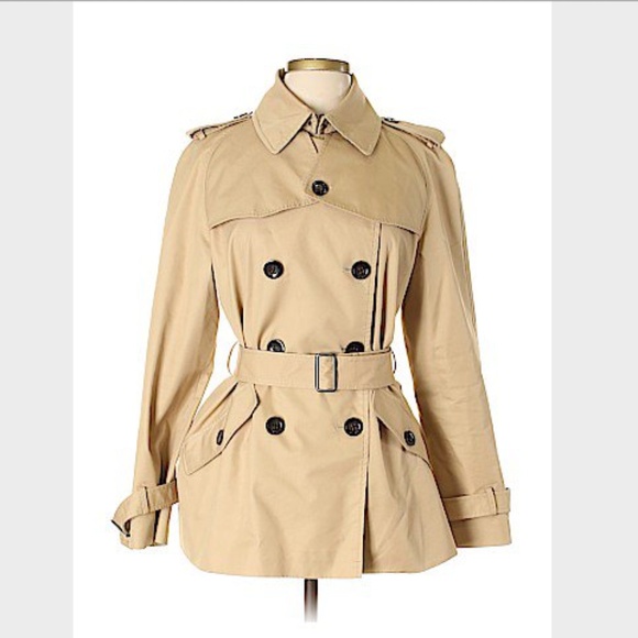 Coach Jackets & Blazers - COACH - Solid Tan Raincoat - Size L